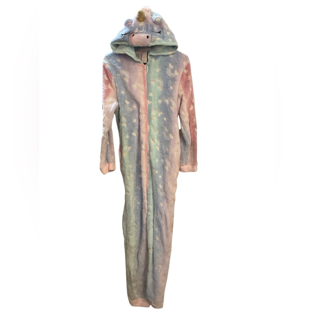 Secret Treasures Pastel Unicorn Hooded Adult Onesie